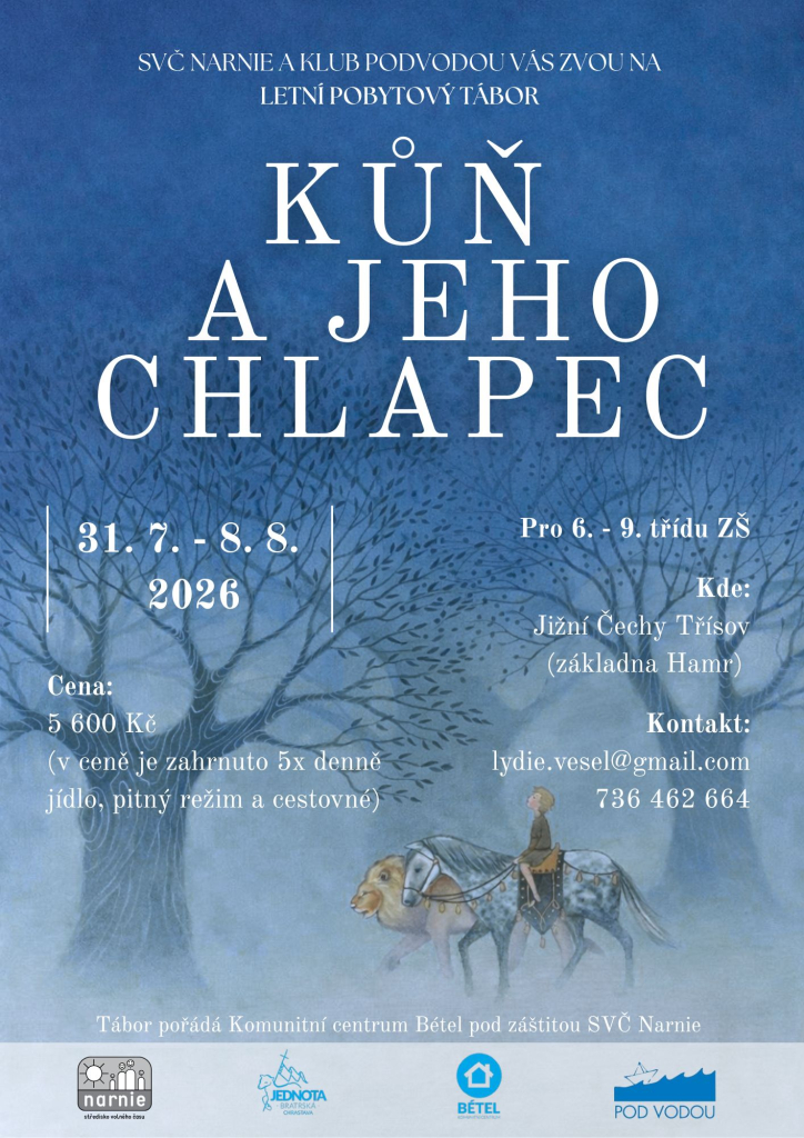 Kůň a jeho chlapec - letní pobytový tábor klubu PodVoda