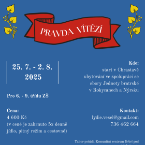 Pravda vítězí - letní putovní tábor