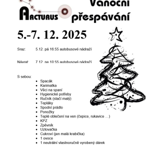 Oddílové Vánoce Arcturus